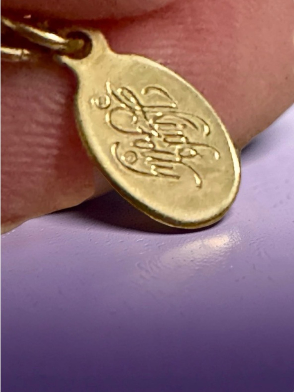 Vintage Signed Kirks Folly Gold-Tone Celestial Cameo Medallion Necklace Earrings - Picture 8 of 8